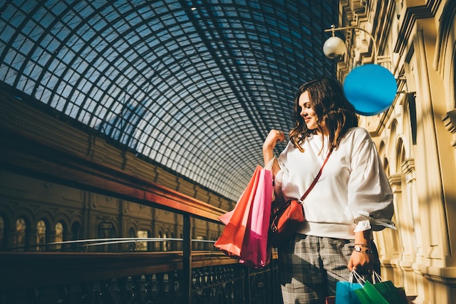 Luxury shopping in London